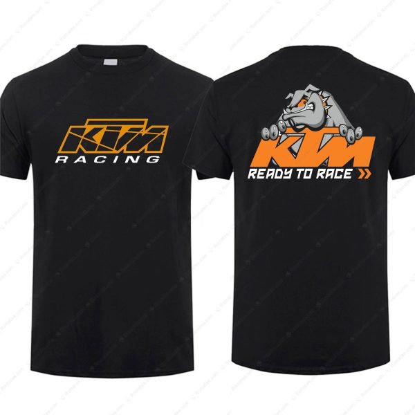 KTM Bulldog Racing Ready to Race Graphic T-Shirt with Bold Logo and Iconic Design