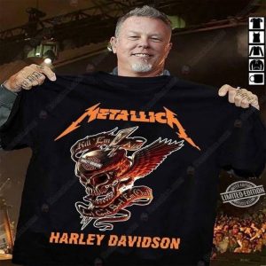 Metallica Kill ‘Em All Skull Winged Graphic Tee by Harley-Davidson Limited Edition