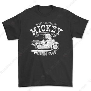 Mickey Mouse Vintage Motorcycle Riding Club Graphic T-Shirt