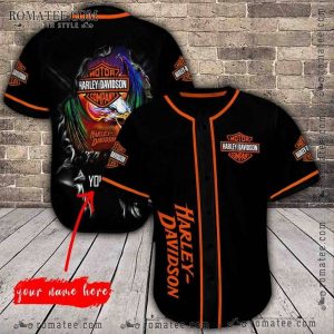 Eagle Harley-Davidson Custom Graphic Baseball Jersey with Vibrant Colorful Artwork