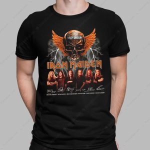 Skull and Wings Iron Maiden Harley-Davidson Signature Graphic T-Shirt