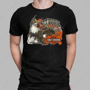 Sturgis Eagle Harley-Davidson Vintage Graphic Tee with Bold Eagle Artwork