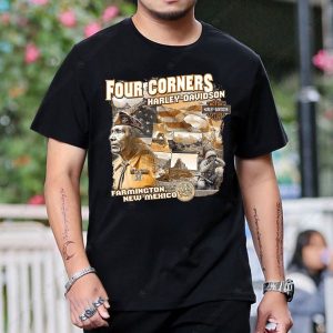 Four Corners Harley-Davidson Native American Veteran Graphic Tee – Farmington NM Tribute