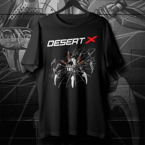 Ducati DesertX Graphic Tee – Bold Mechanical Art Design for Adventure Enthusiasts