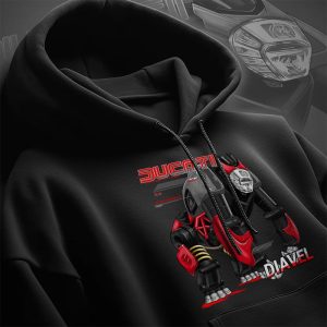 Ducati Diavel Gorilla Graphic Hoodie – Bold Motorcycle Art Design for Riders