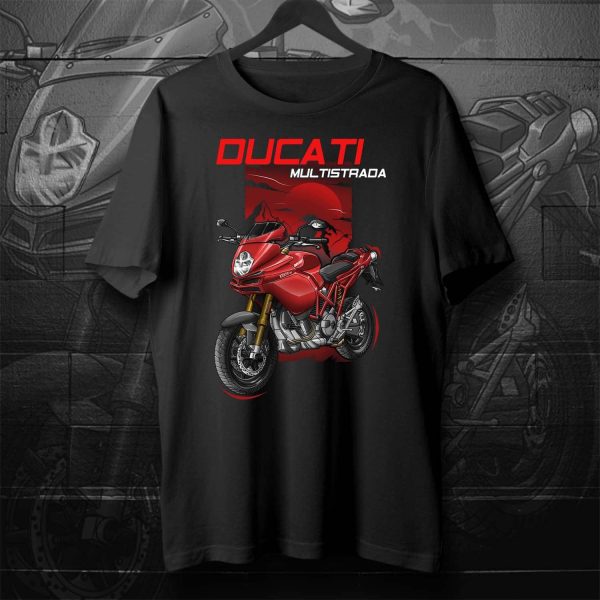 Ducati Multistrada 1000 DS Graphic Tee – Iconic Motorcycle Art Shirt