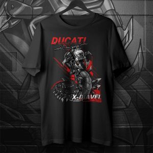 Ducati XDiavel Centipede Graphic Tee – Bold Motorcycle Art and Dynamic Design