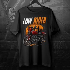 Harley-Davidson Low Rider Graphic Tee with Bold Motorcycle Art and Urban Skyline Design