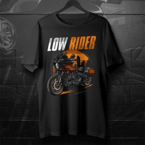 Harley-Davidson Low Rider ST Vintage Graphic Tee – Bold Motorcycle Art, Urban Skyline Design