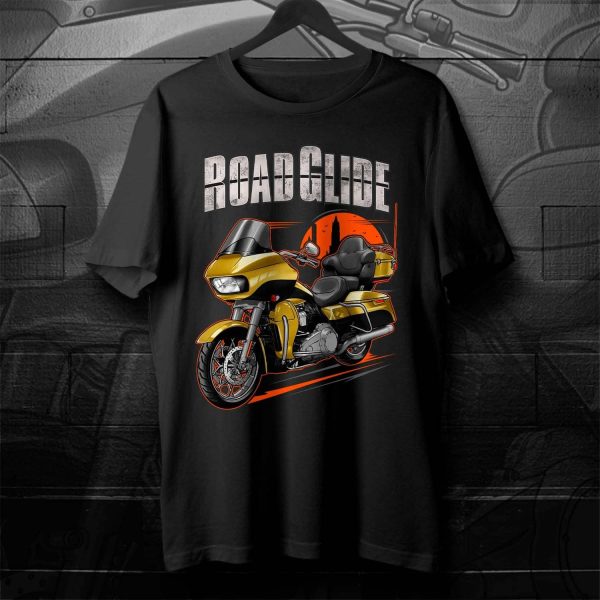 Harley-Davidson Road Glide Ultra Vintage Graphic T-Shirt with Bold Bike Artwork