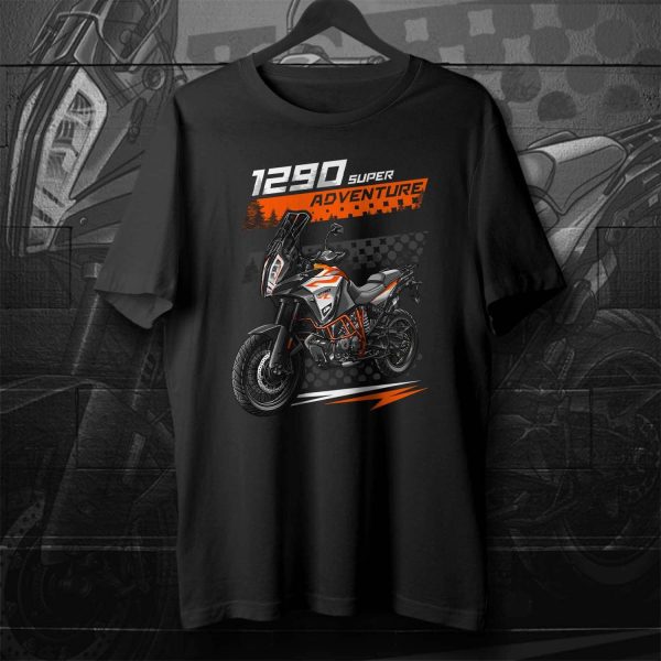 KTM 1290 Super Adventure Graphic Tee with Dynamic Motorcycle Artwork