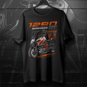 KTM 1290 Super Duke GT Graphic T-Shirt with Bold Motorcycle Artwork and Dynamic Colors