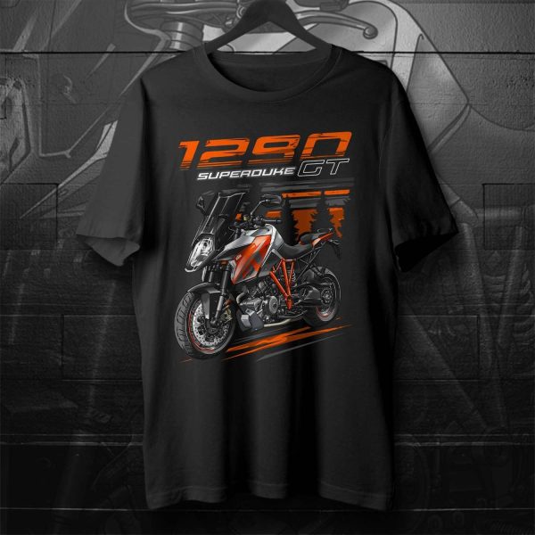 KTM 1290 Super Duke GT Graphic T-Shirt with Bold Motorcycle Artwork and Dynamic Colors