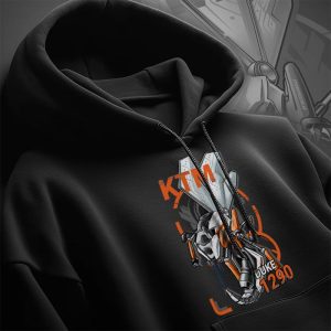KTM 1290 Super Duke R Wasp Hoodie with Bold Graphic Motorcycle Art Design