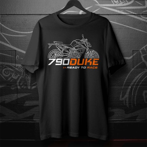 KTM 790 Duke Graphic Tee – Ready to Race Motorcycle Art Design T-Shirt