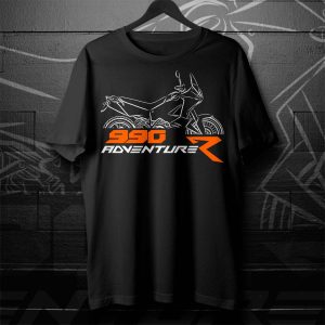 KTM 990 Adventure Graphic Tee with Bold Motorcycle Art and Iconic Branding