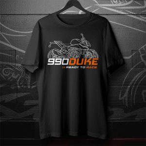 KTM 990 Duke 2024 Graphic Tee – Race-Ready Outline Design Shirt