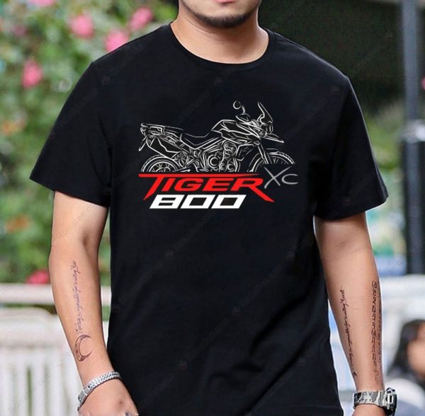 Triumph Tiger 800 XC Graphic Tee – Bold Motorcycle Art Design for Enthusiasts