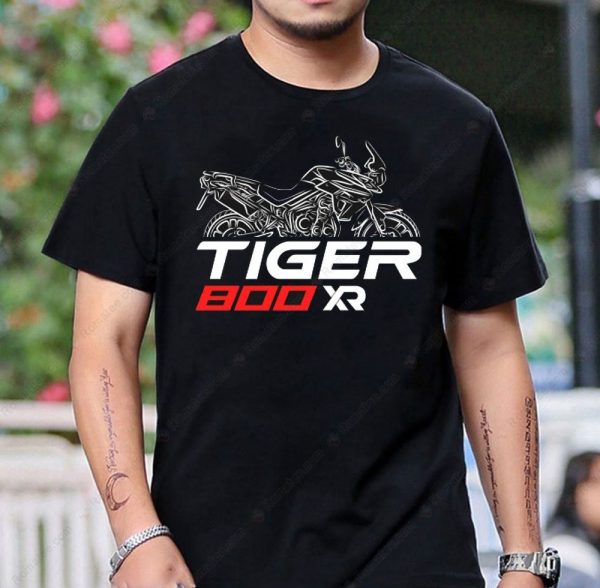 Triumph Tiger 800 XR Graphic Tee – Bold Motorcycle Art Design for Riders