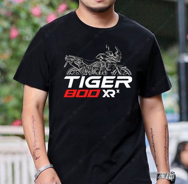 Triumph Tiger 800 XRX Graphic Tee – Motorcycle Art Design Shirt for Riders