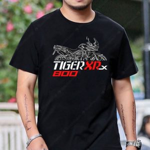 Triumph Tiger 800 XRX Graphic Tee with Bold Motorcycle Art and Clean Design