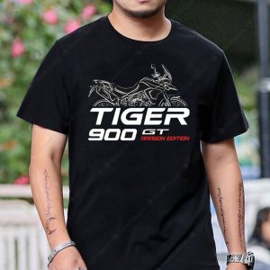 Triumph Tiger 900 GT Aragon Edition Graphic Tee – Bold Motorcycle Art Design