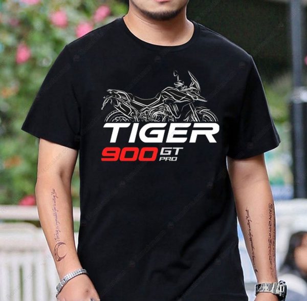 Triumph Tiger 900 GT Pro Graphic Tee – Bold Motorcycle Art and Design